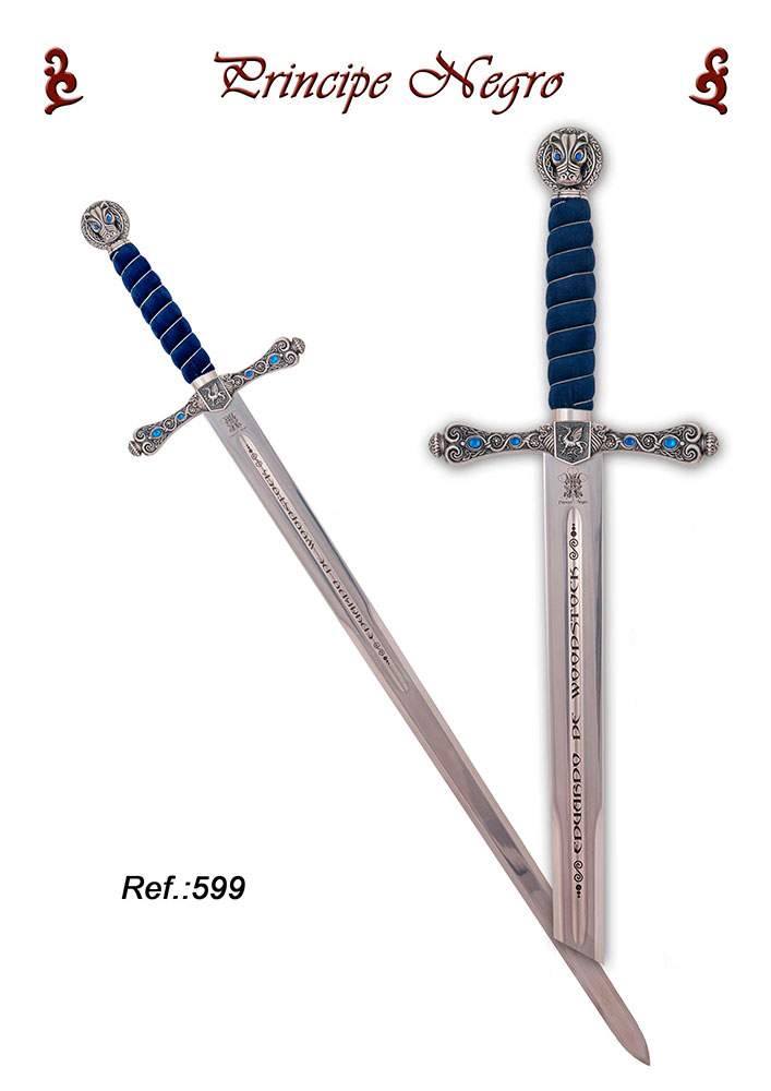 Espada Príncipe Negro (Plata)