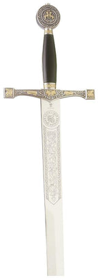 Espada Excálibur (Plata Dec.Oro)