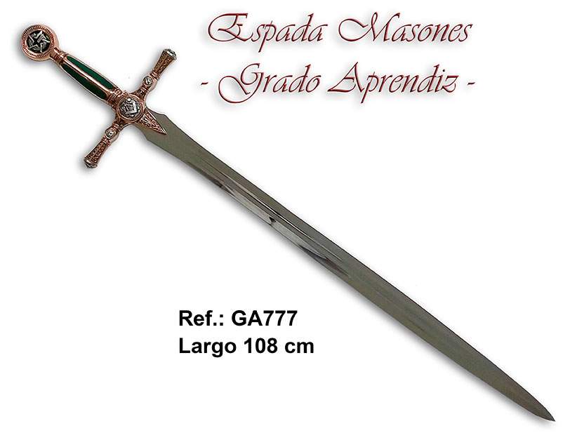 Espada Masones Grado Aprendiz