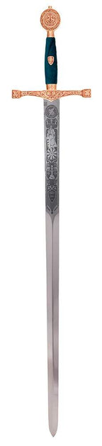 Espada Excálibur (Oro Grab.Prof.)