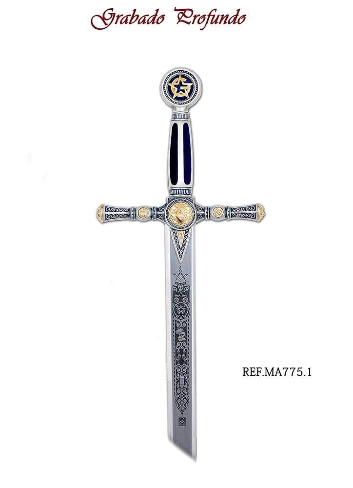 Espada Masónica (Plata Grab.Prof.)