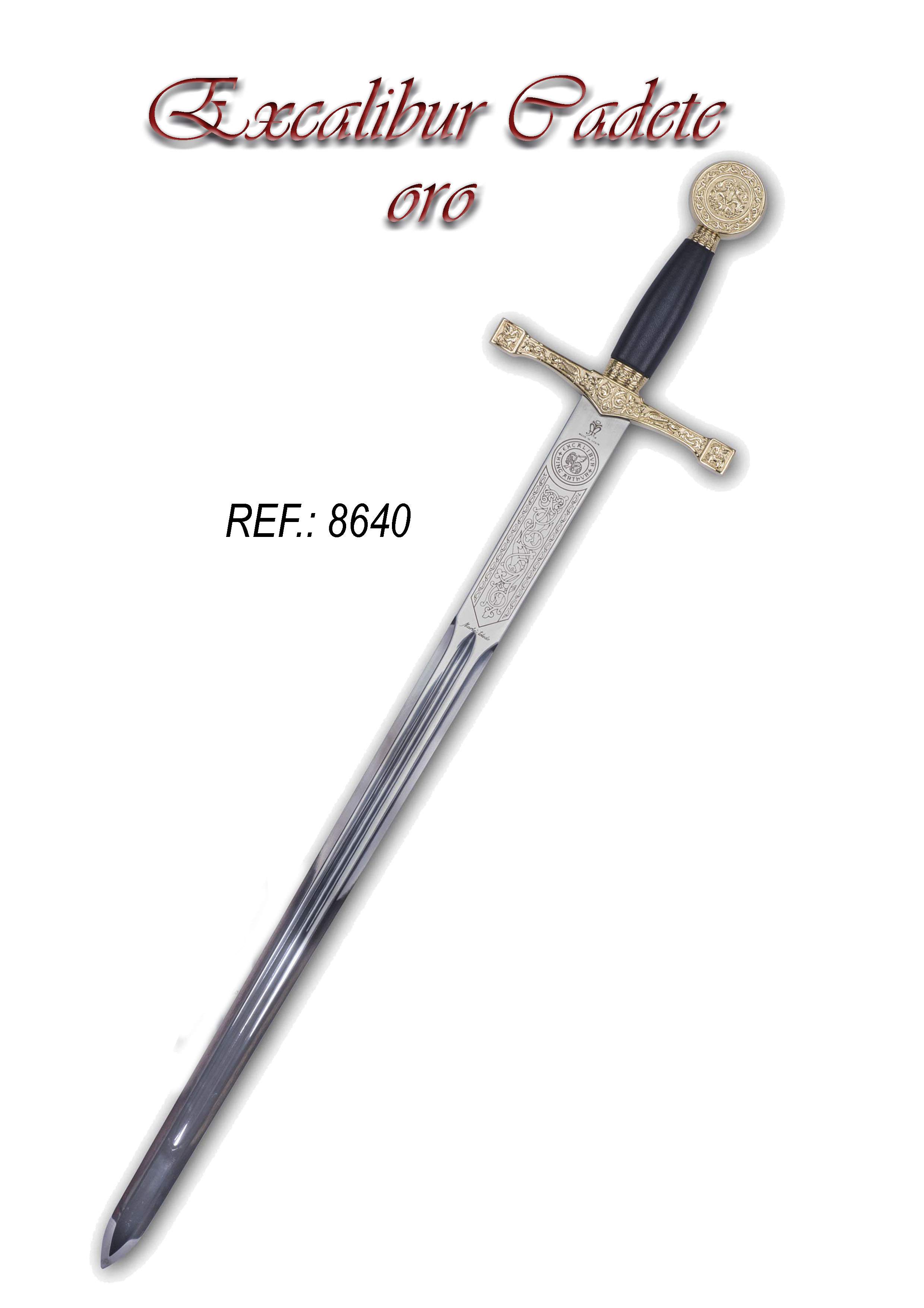 Espada Cadete Excálibur (Oro)