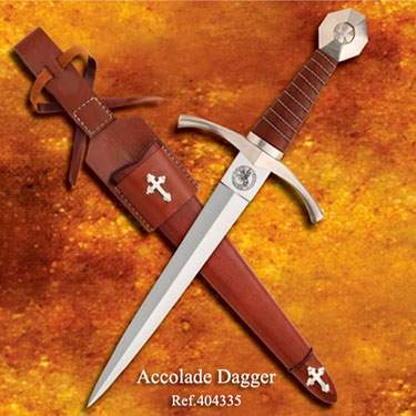 Daga Accolade de los Caballeros Templarios