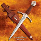Daga Accolade de los Caballeros Templarios