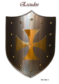 Escudo Cruz Templaria Latón