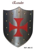 Escudo Cruz Templaria Roja