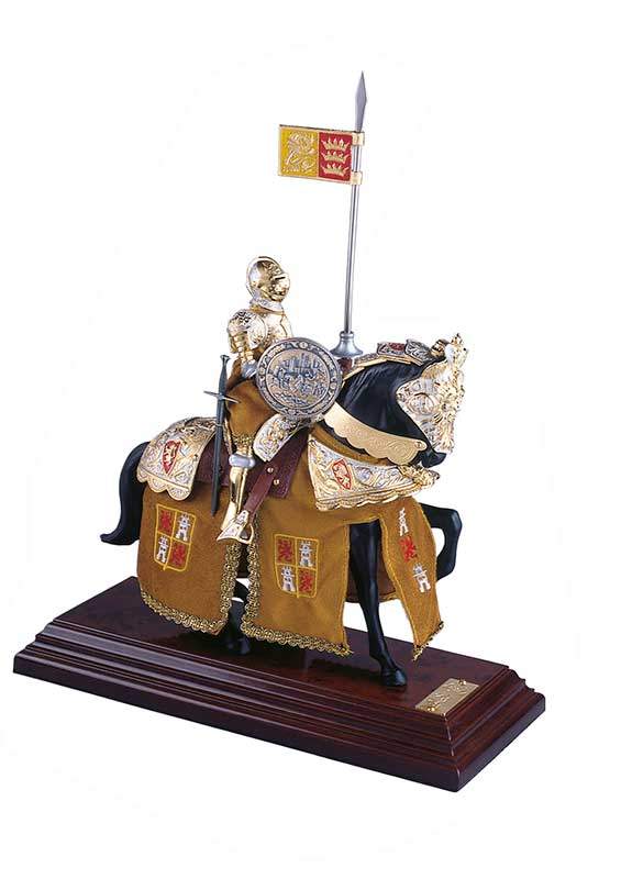 Caballo Armadura Casco Español