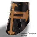 Casco de cuero GRAN YELMO DE LAS CRUZADAS