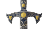 Espada Templarios (Plata  Esmalt.Azul)