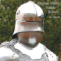 Casco Gótico Alemán tipo Sallet con barbote