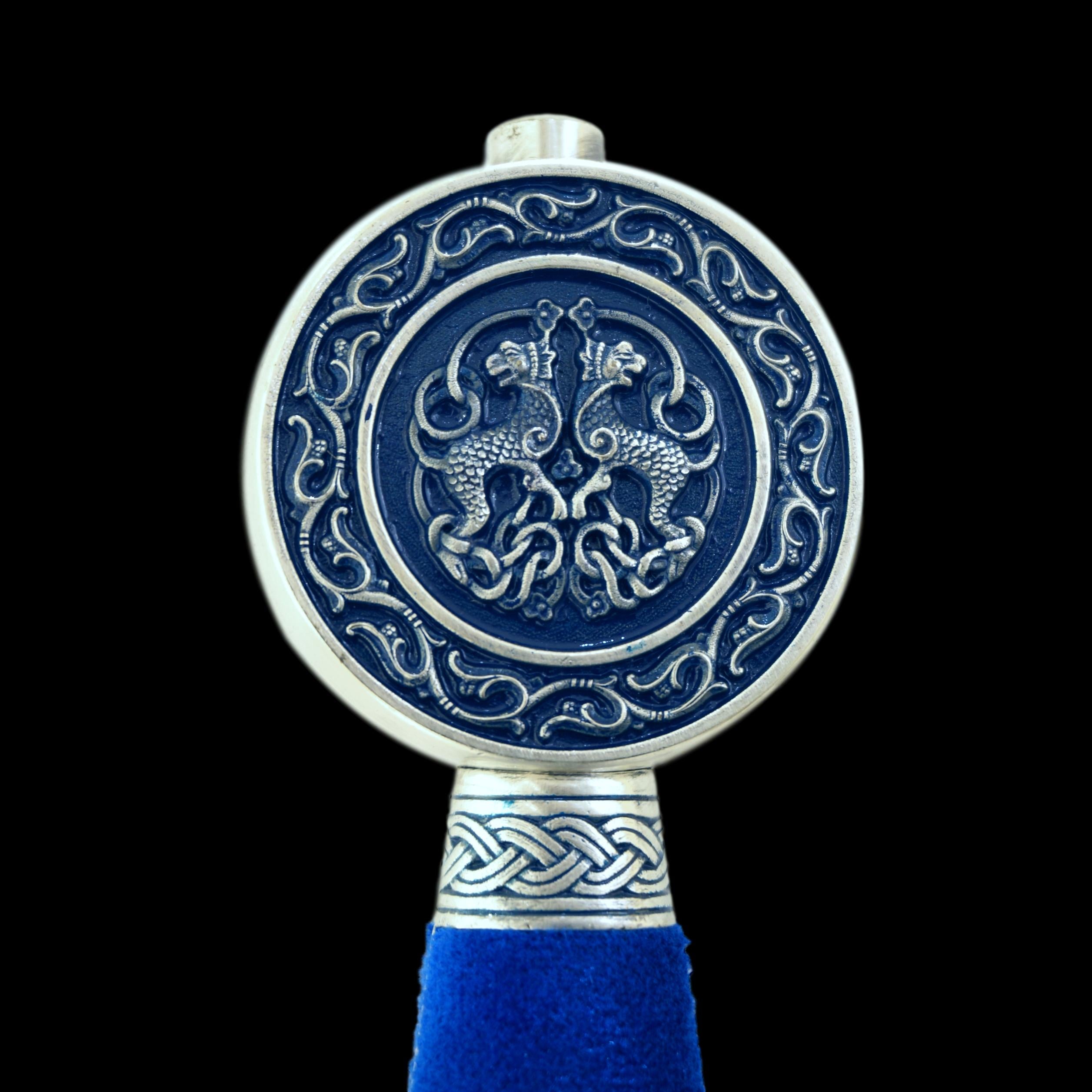 Espada Excálibur (Plata Grab.Prof. Azul)