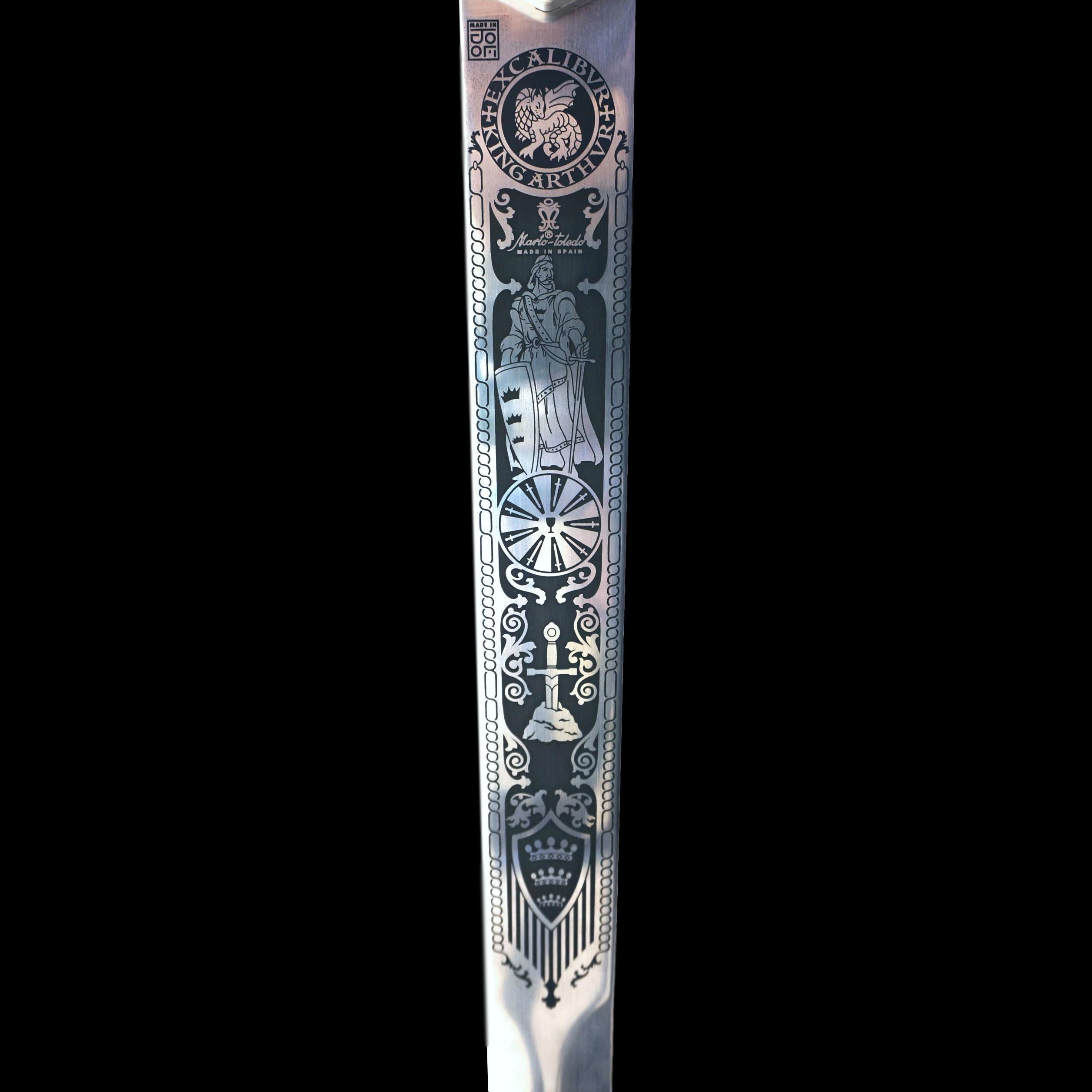 Espada Excálibur (Plata Grab.Prof. Azul)