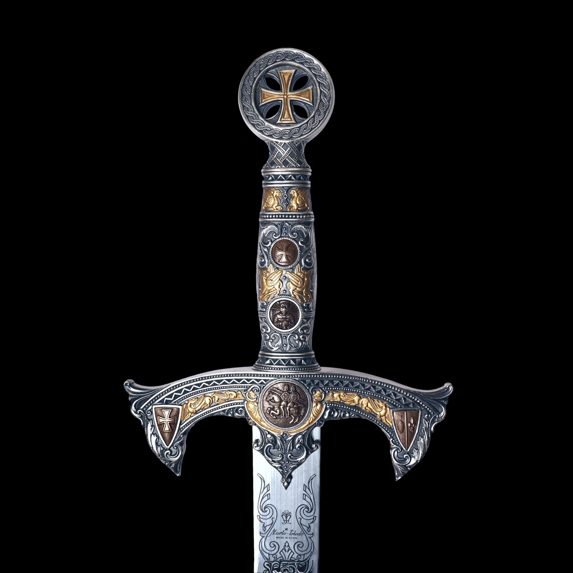 Espada Templarios (Plata D.Oro)